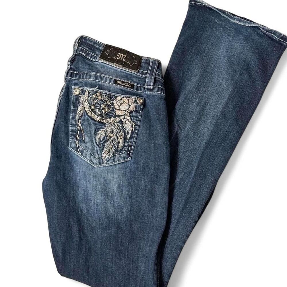 Miss-me Women's Blue and Navy Jeans